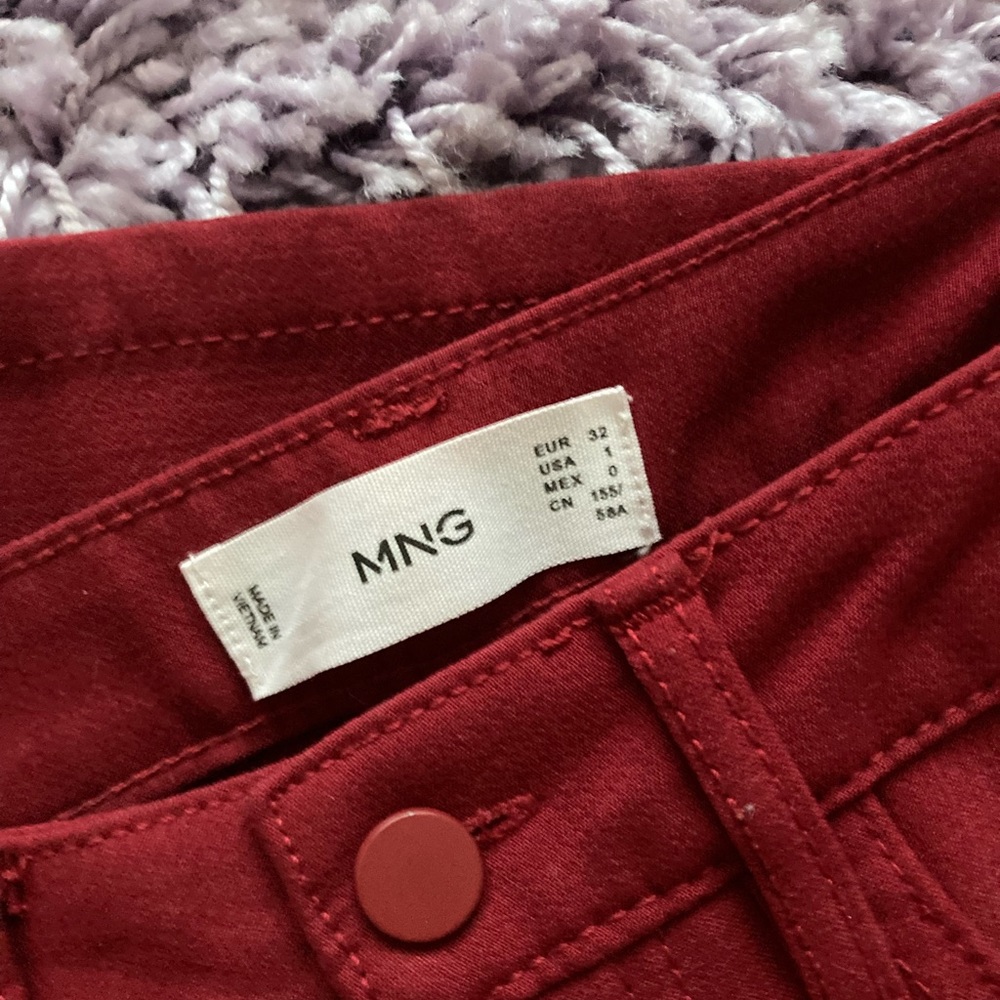Mango Red Pants - Picture 2 of 3